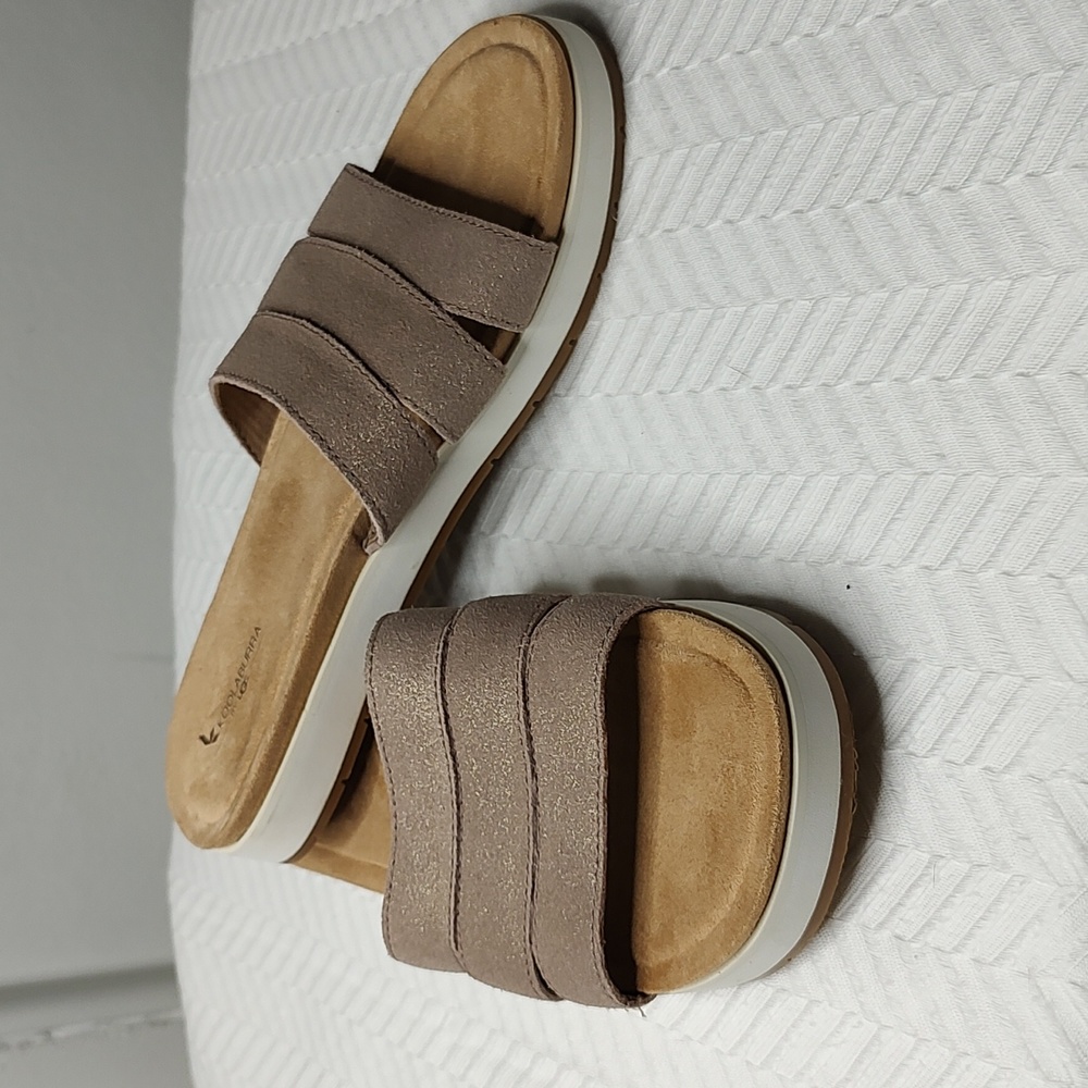 UGG Koolaburra Slip On Sandals Sz 8 leather